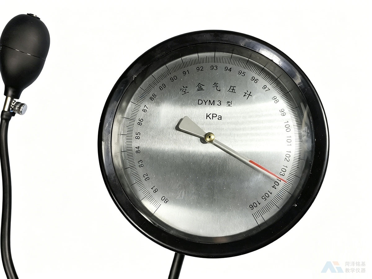 空盒气压计 表盘细节