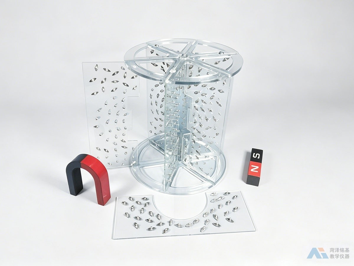 立体磁感线演示器 拆开